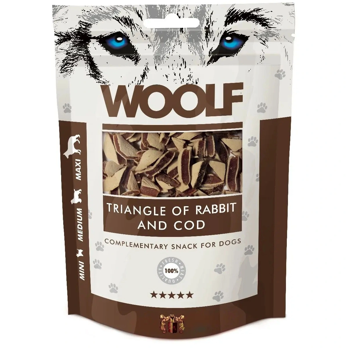 Woolf Hundesnack Kanin og Torsk Triangle